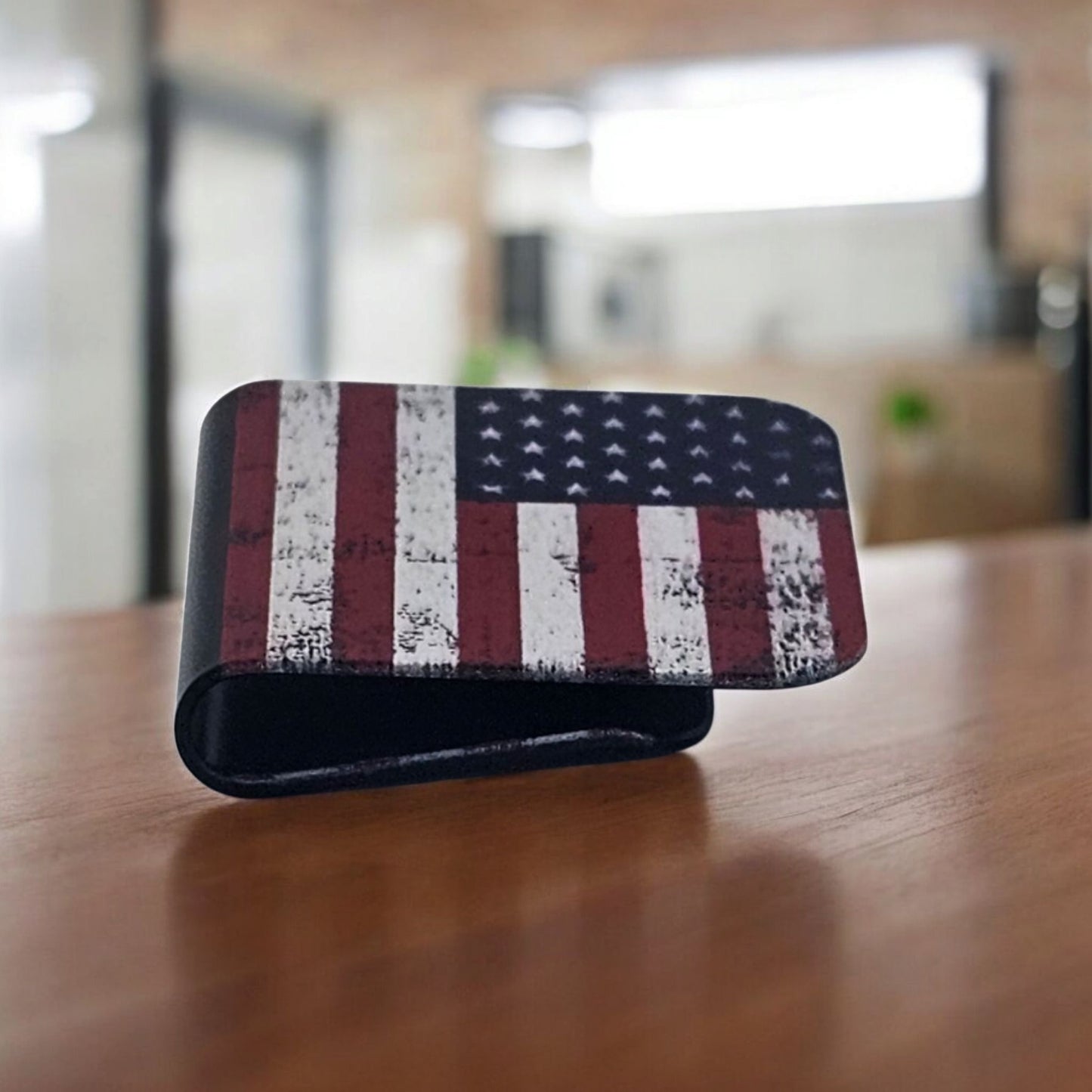 American Flag, 30mm UV Printed Hat Clip