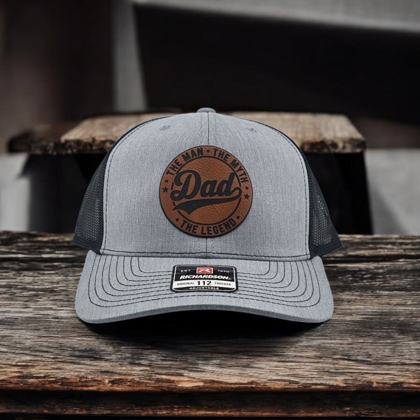 Dad, The Man, The Myth, The Legend, Richardson 112 Snapback Hat