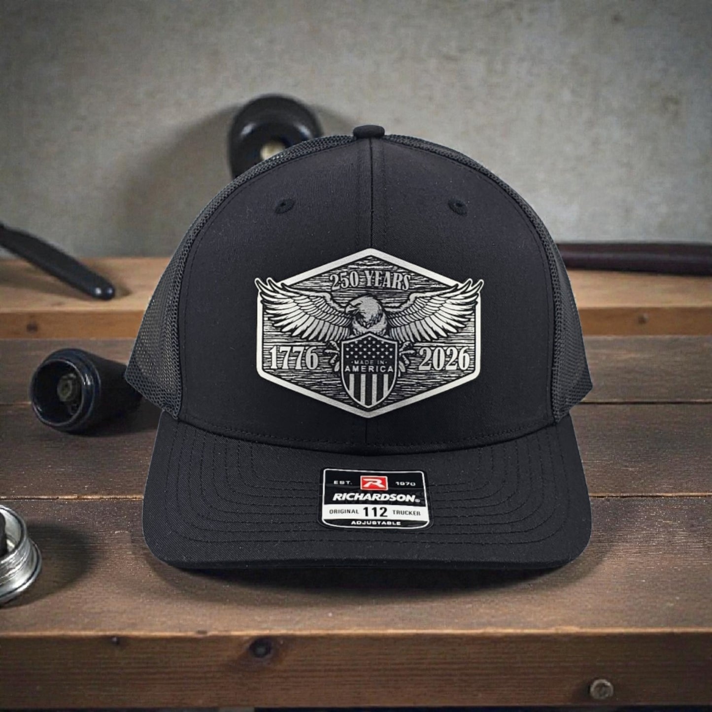 Americas 250th Year 1776-2026 Richardson 112 Snapback Trucker Hat