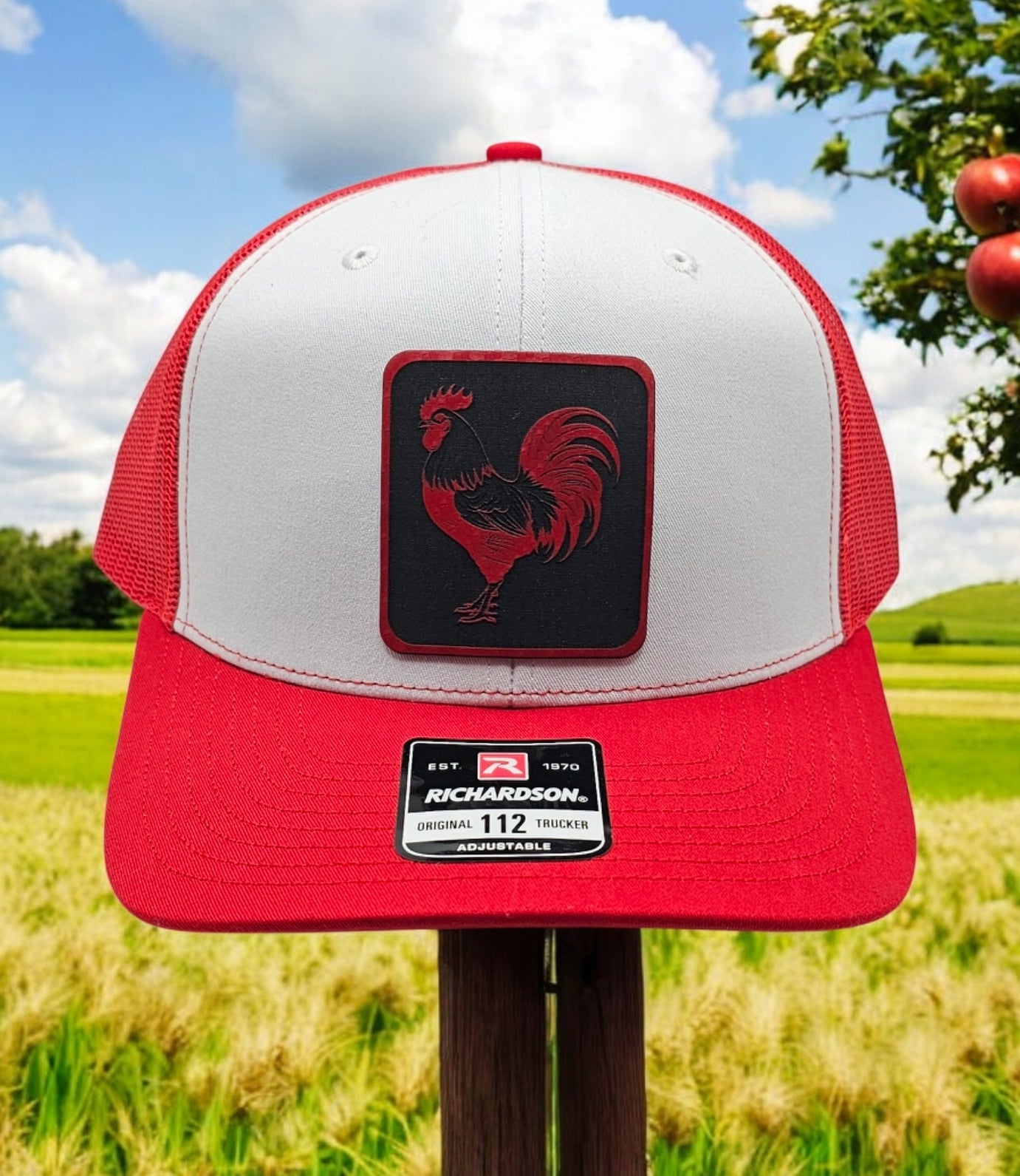 Rooster Design - Richardson 112 Snapback Trucker Hat for Men and Women