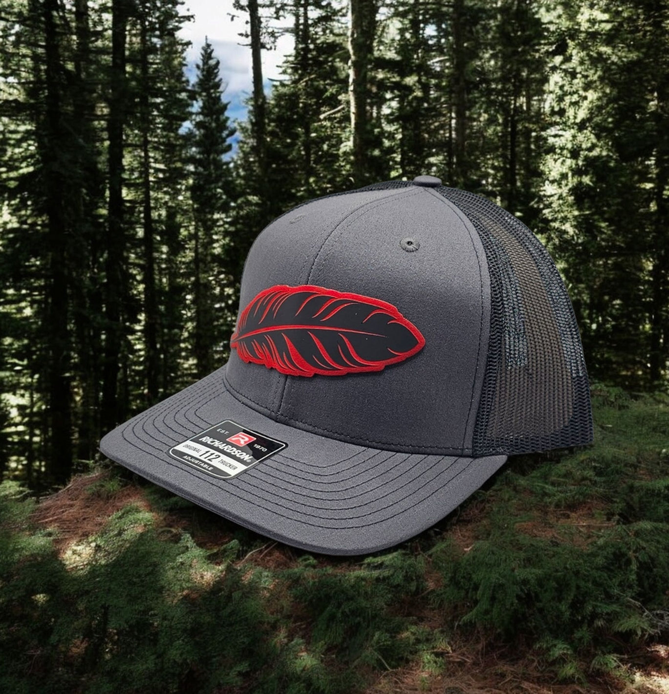 Feather, Richardson 112 Snapback Adjustable Trucker Hat