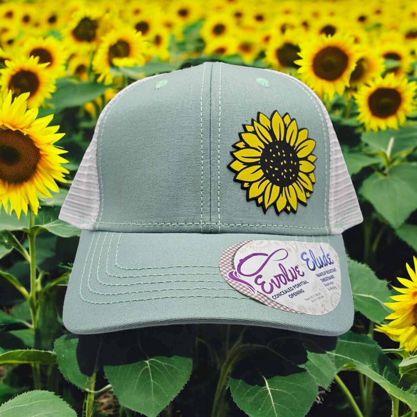 Sunflower Lady's Snapback Hat