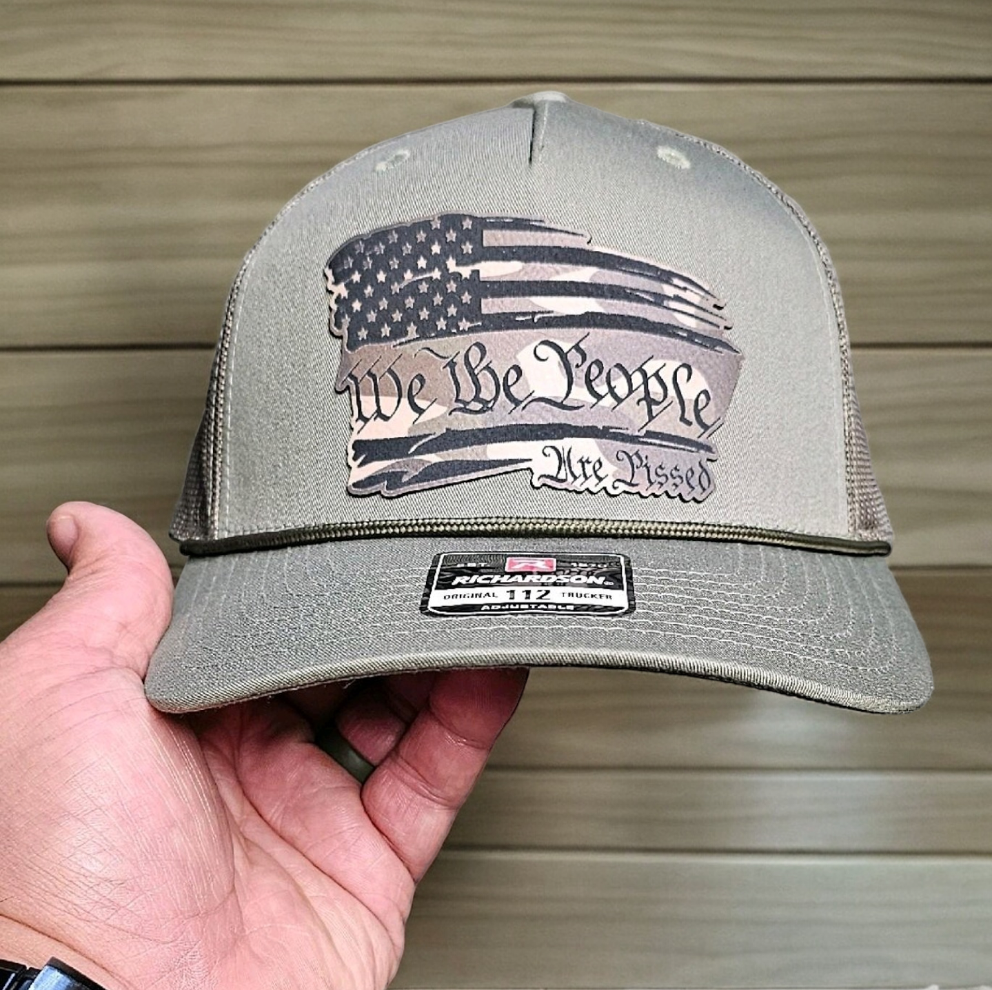 We The People American Flag Camo Hat