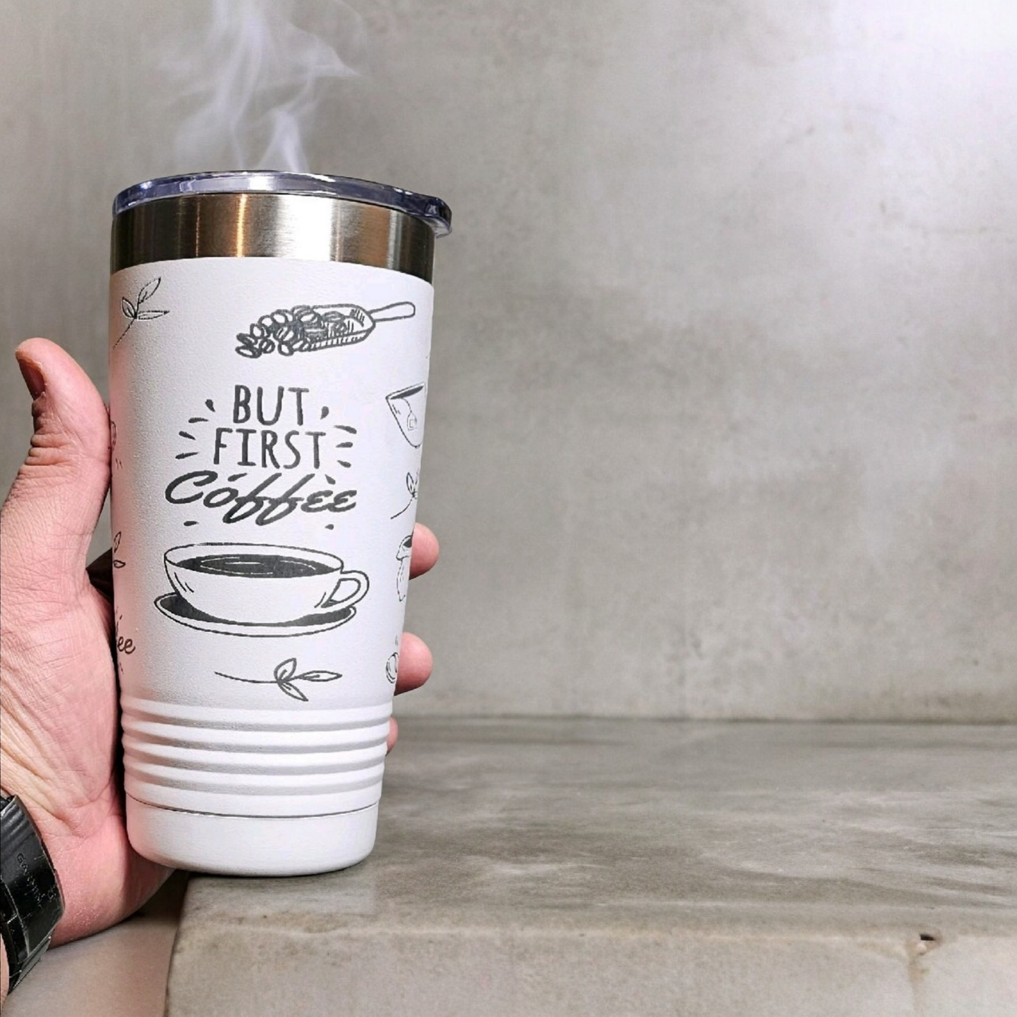 But first coffee tumbler 20oz