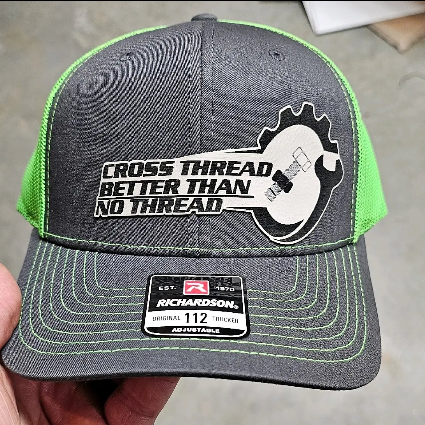 Cross Thread Better Than No Thread
Mechanic Blue Collar Funny Hat
