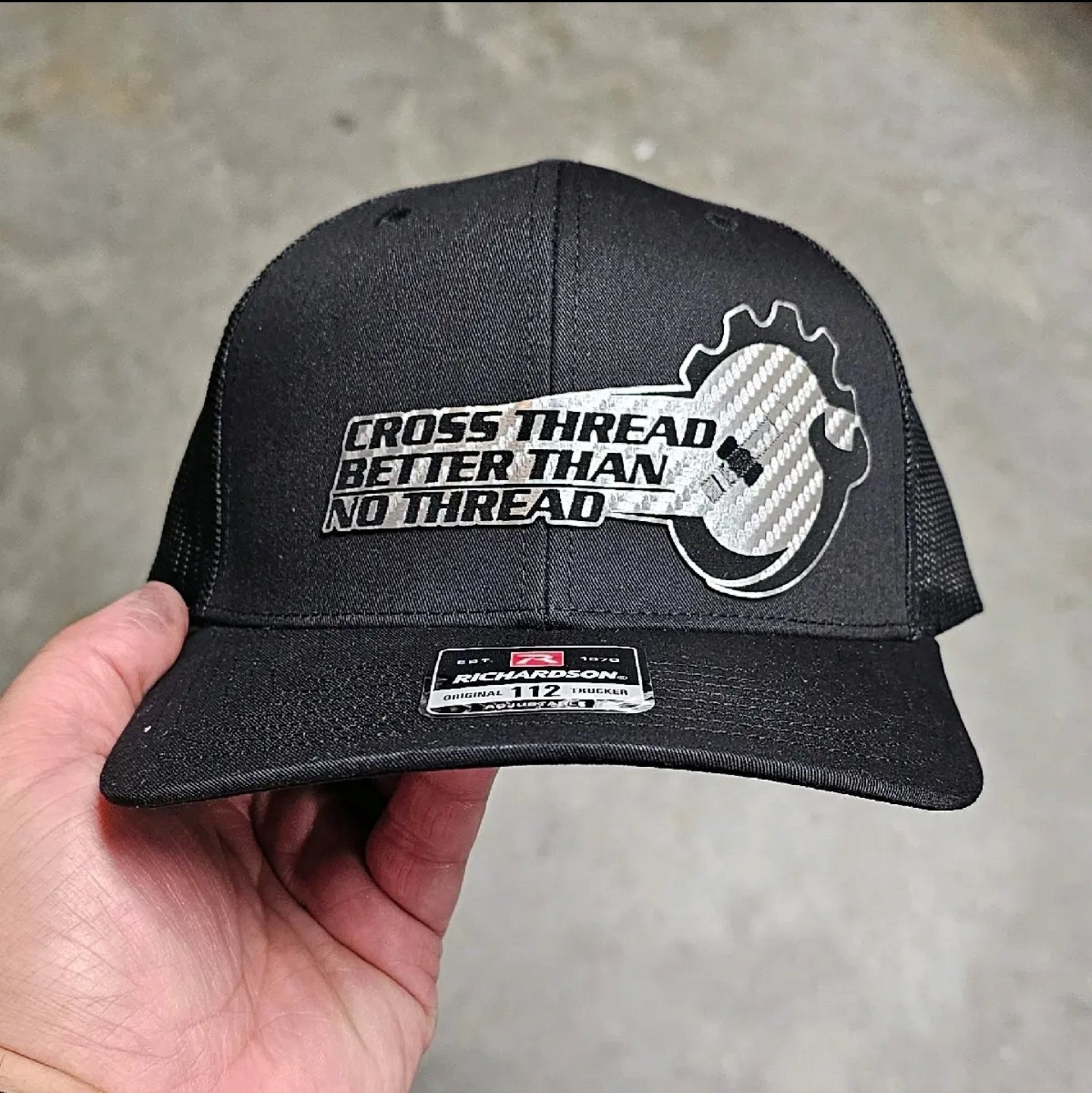 Cross Thread Better Than No Thread
Mechanic Blue Collar Funny Hat