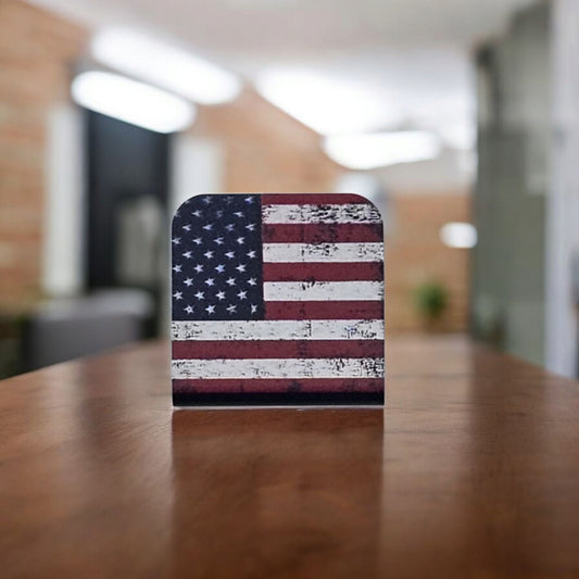 American Flag, 30mm UV Printed Hat Clip
