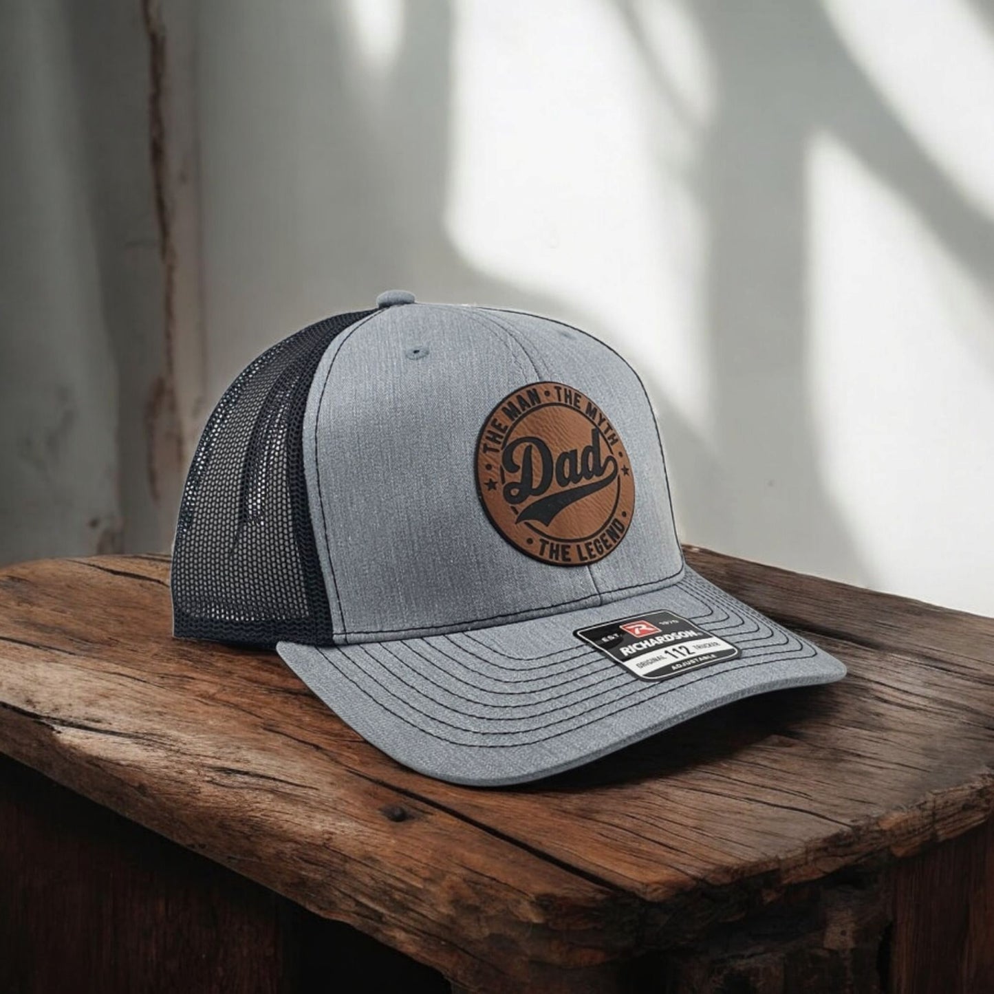 Dad, The Man, The Myth, The Legend, Richardson 112 Snapback Hat