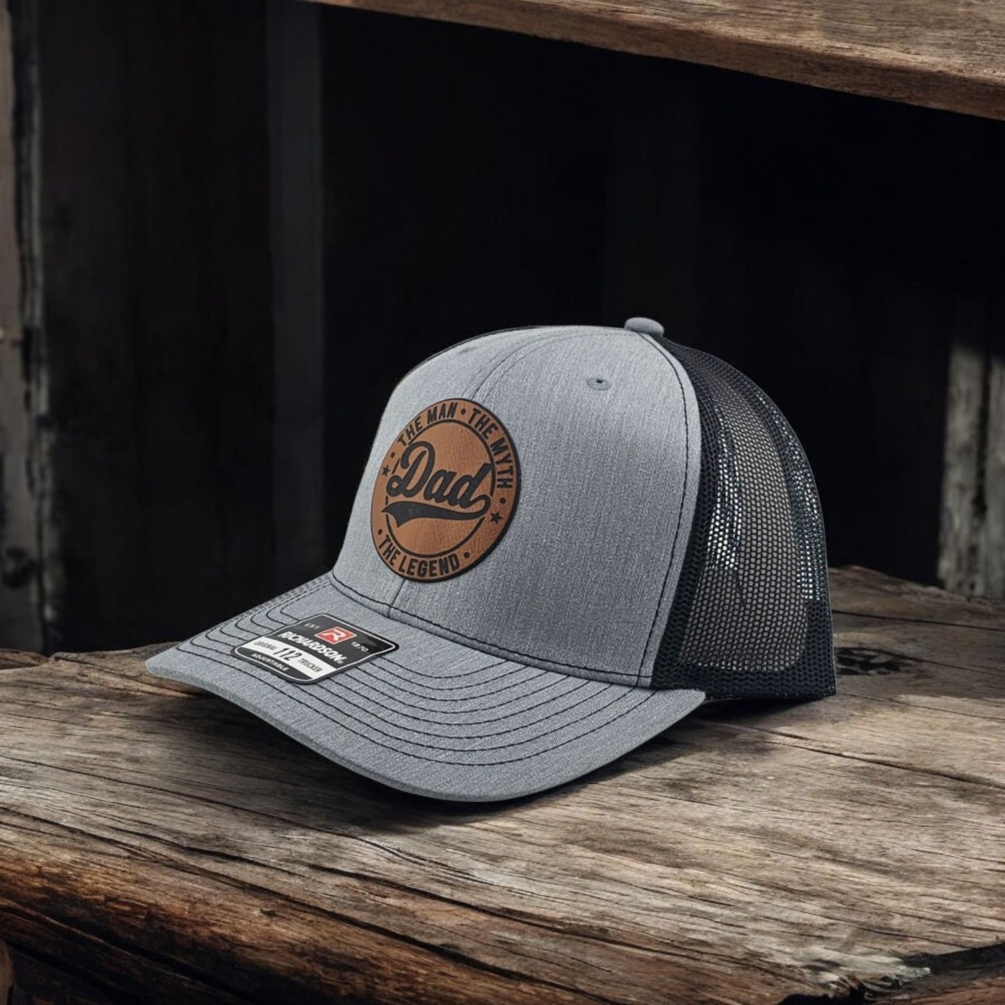 Dad, The Man, The Myth, The Legend, Richardson 112 Snapback Hat