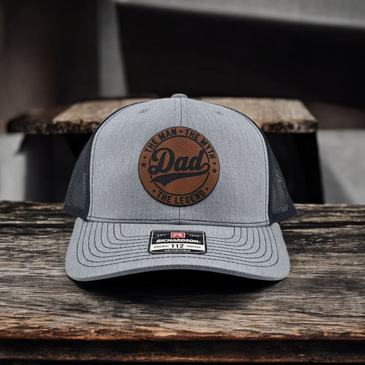 Dad, The Man, The Myth, The Legend, Richardson 112 Snapback Hat