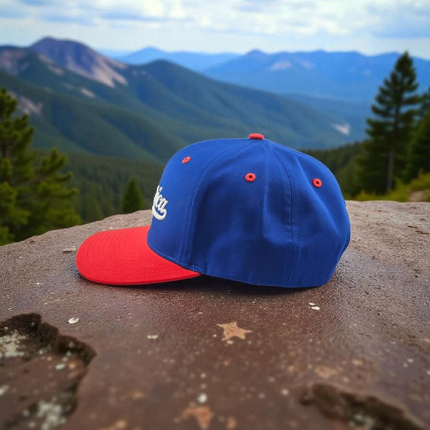 America 3D Puff Embroidered Richardson 212 Snapback Hat