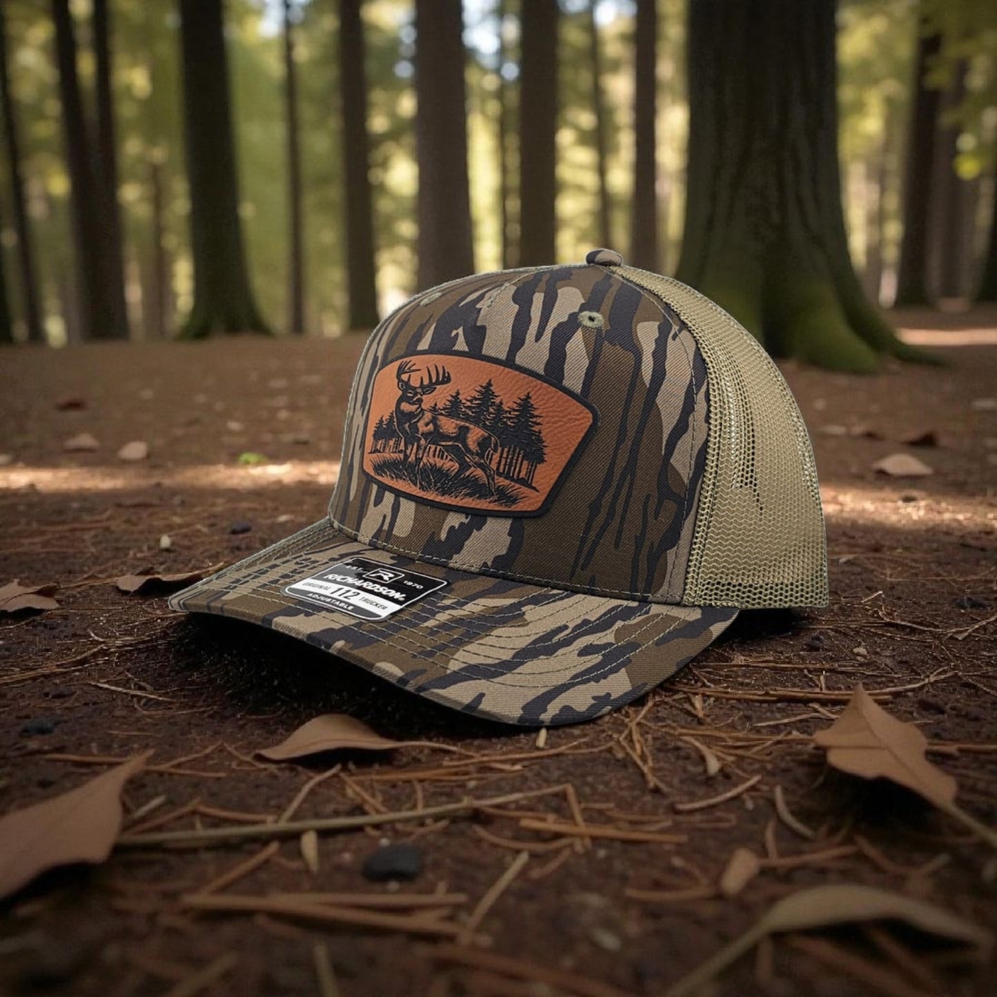 Deer Scene Richards 112 P5P Snapback Trucker Hat