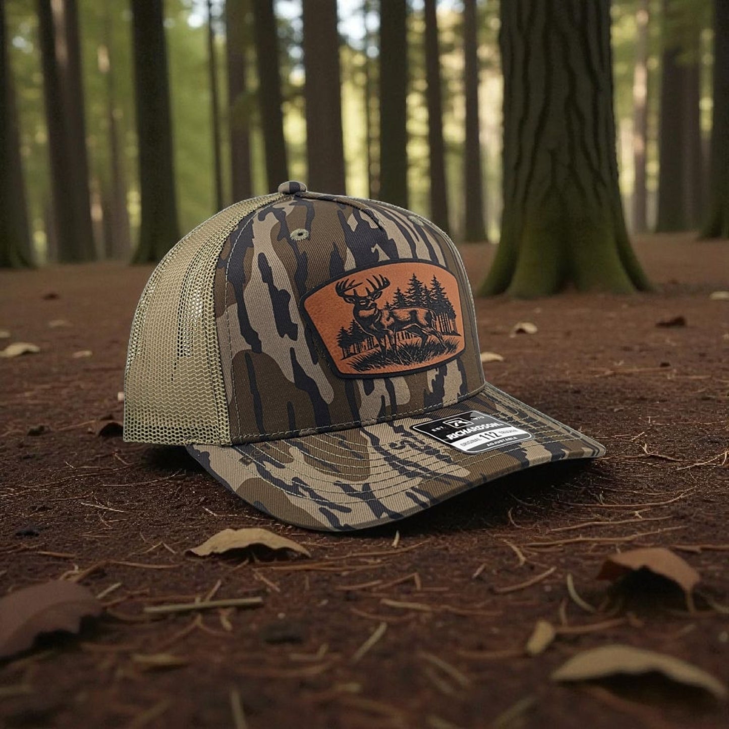 Deer Scene Richards 112 P5P Snapback Trucker Hat