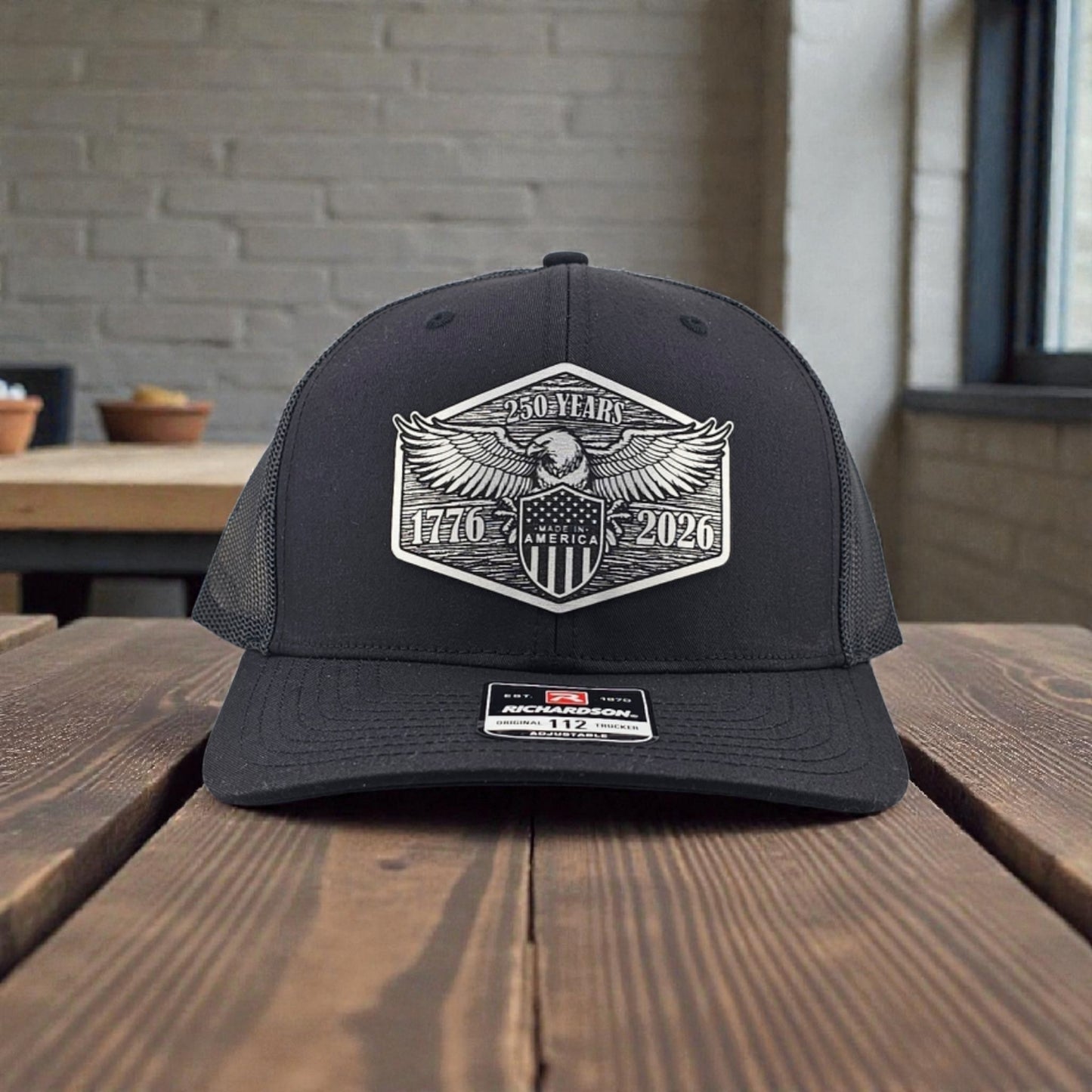 Americas 250th Year 1776-2026 Richardson 112 Snapback Trucker Hat