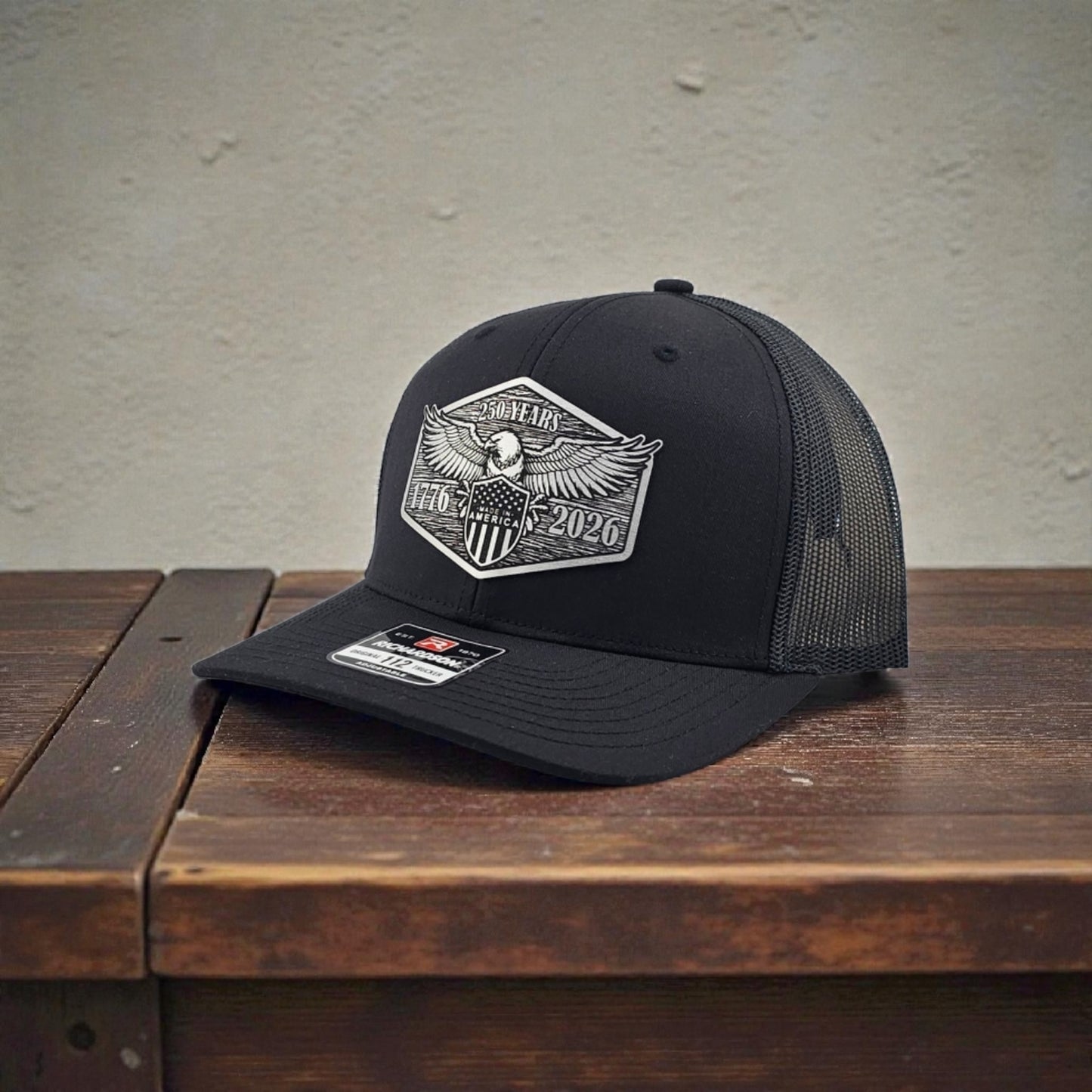 Americas 250th Year 1776-2026 Richardson 112 Snapback Trucker Hat