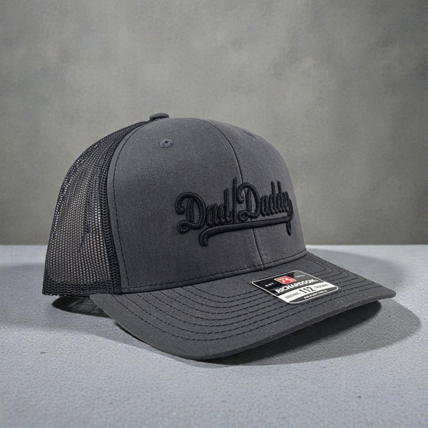 Dad Daddy 3D Puff Embroidered Richardson 112 Snapback Trucker Hat