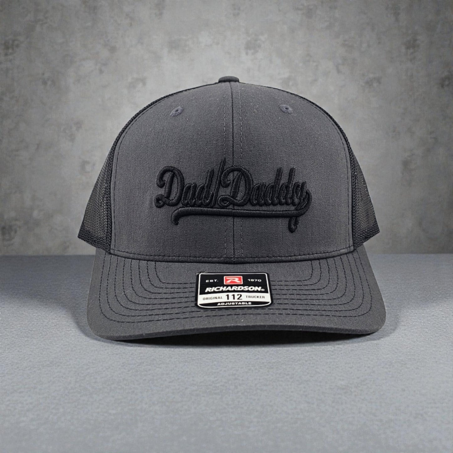 Dad Daddy 3D Puff Embroidered Richardson 112 Snapback Trucker Hat