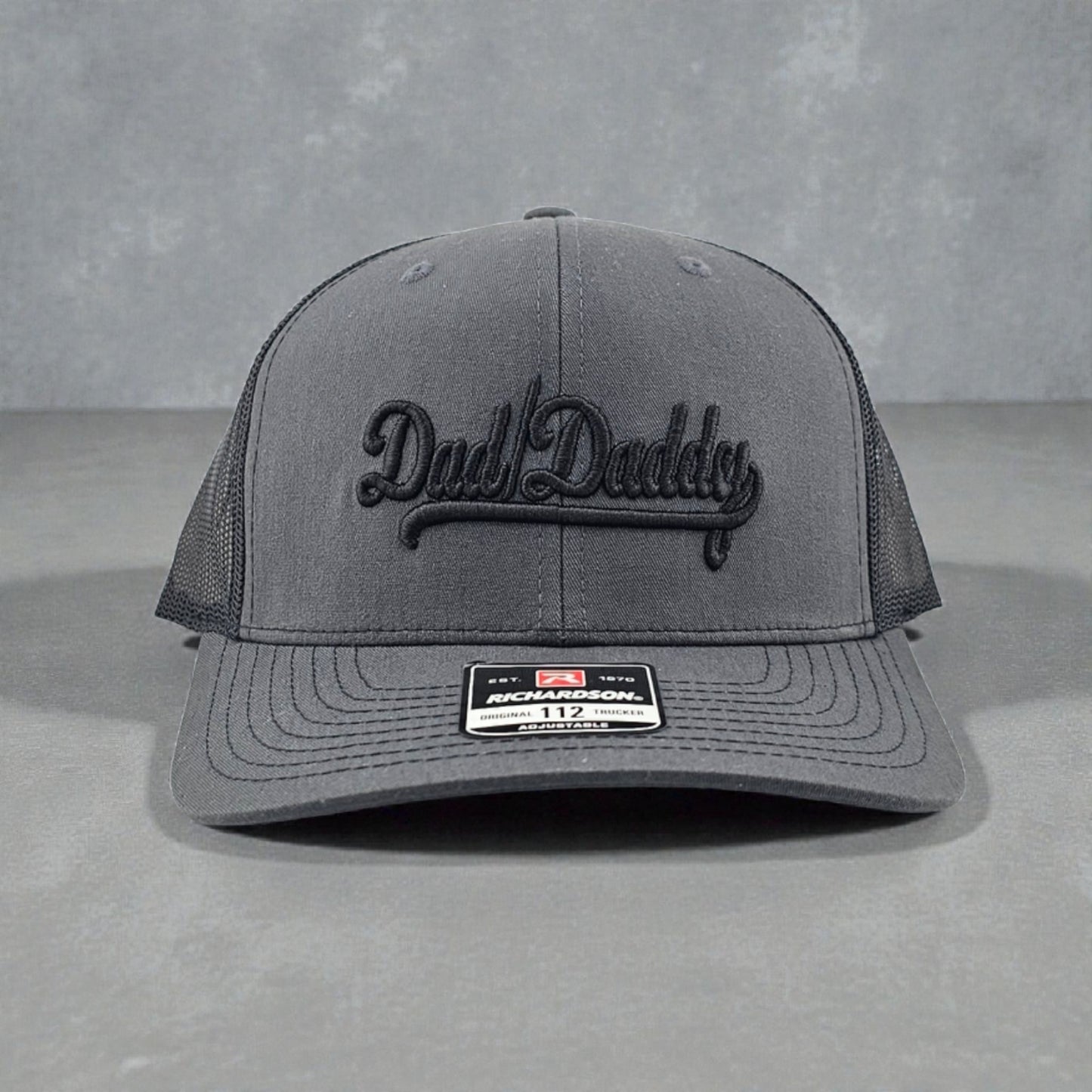 Dad Daddy 3D Puff Embroidered Richardson 112 Snapback Trucker Hat