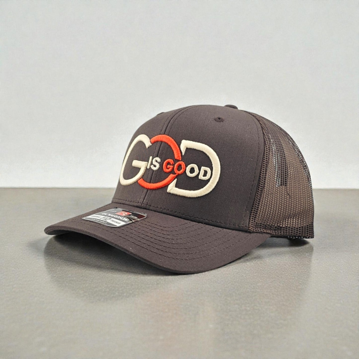 God is Good, 3D Puff Embroidery, Richardson 112 Snapback Trucker Hat