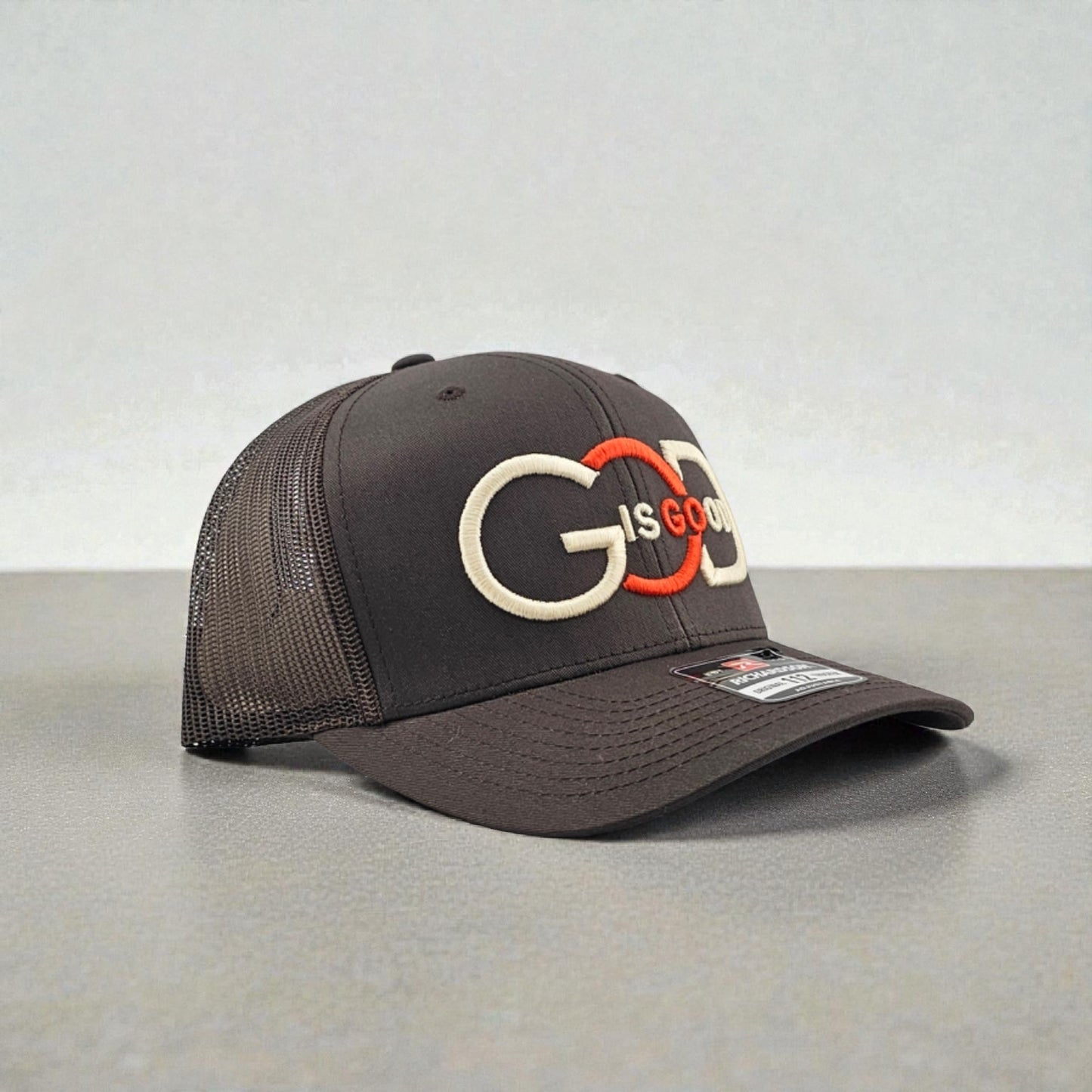 God is Good, 3D Puff Embroidery, Richardson 112 Snapback Trucker Hat