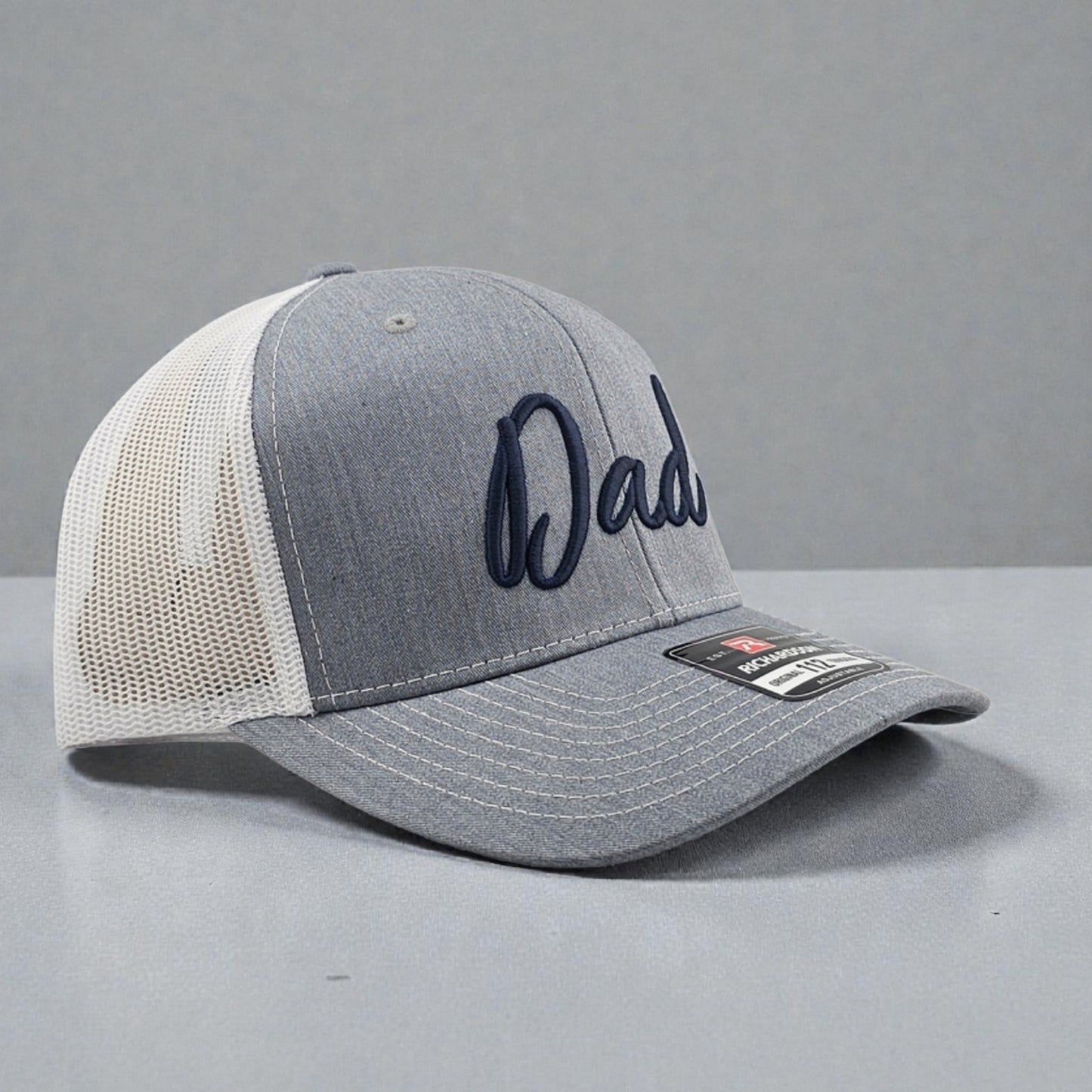 Dad, 3D Puff Embroidered Richardson 112 Snapback Trucker Hat