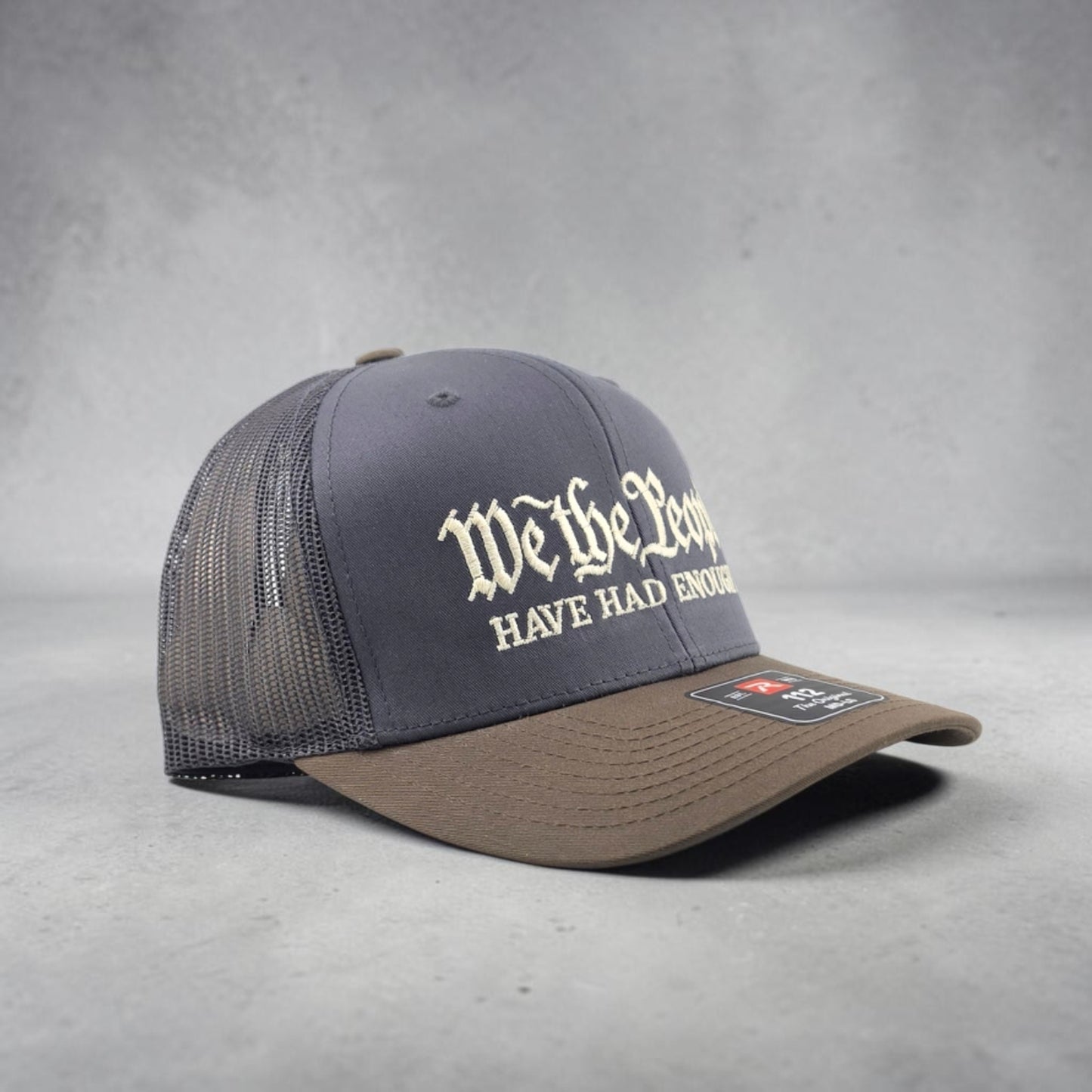 We The People, Embroidered Richardson 112 Snapback Trucker Hat