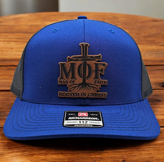 Man of Faith Rooted in Christ Snapback Richardson 112 Christian Hat for Men