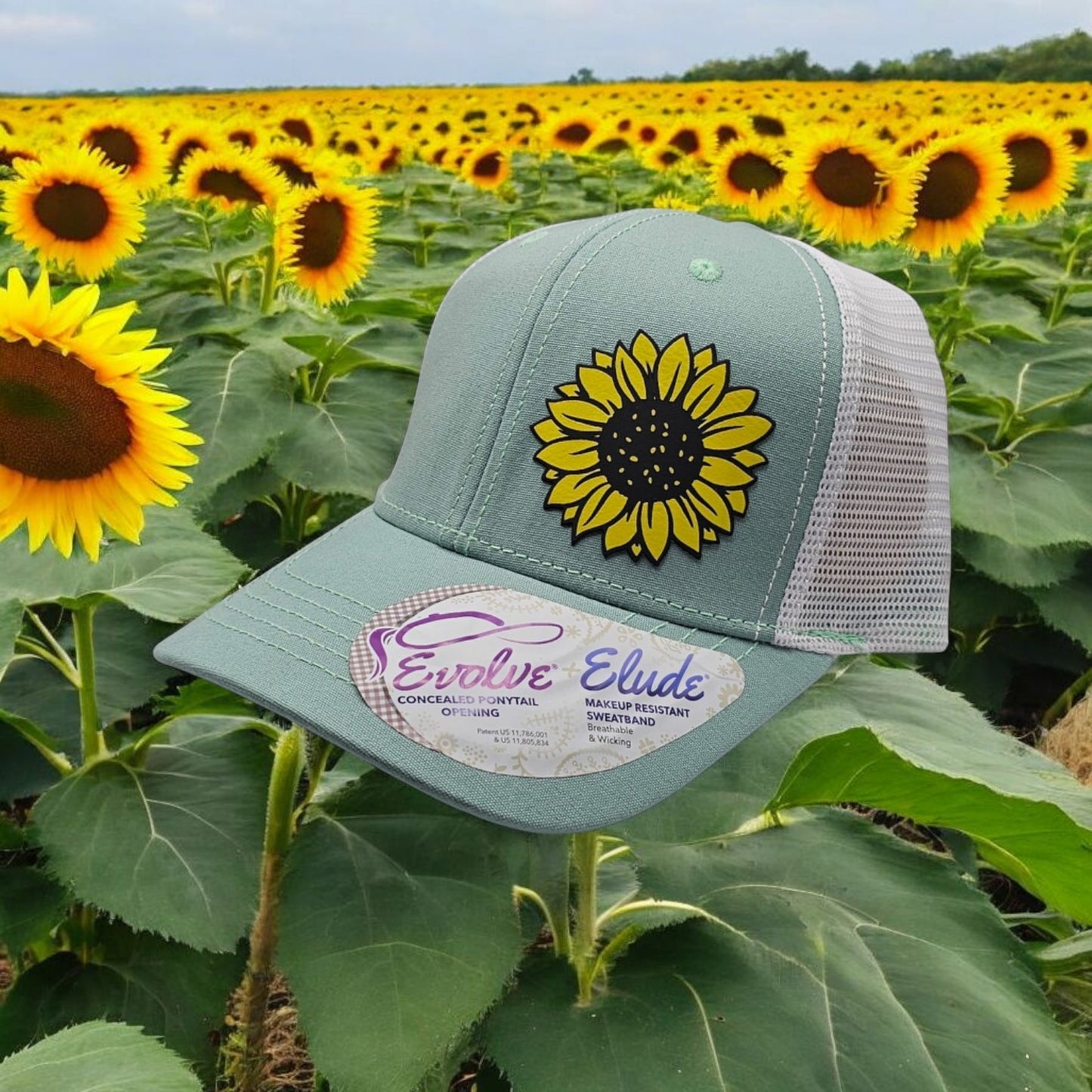 Sunflower Lady's Snapback Hat