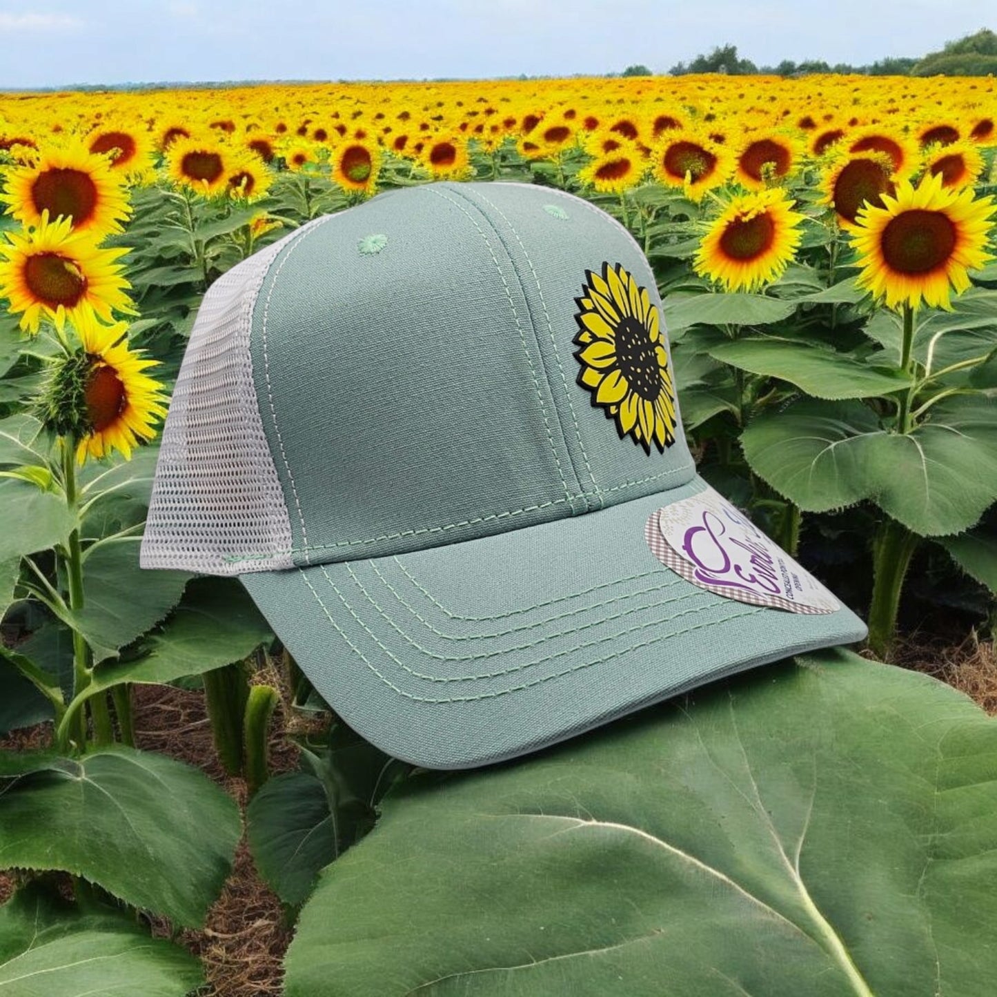 Sunflower Lady's Snapback Hat