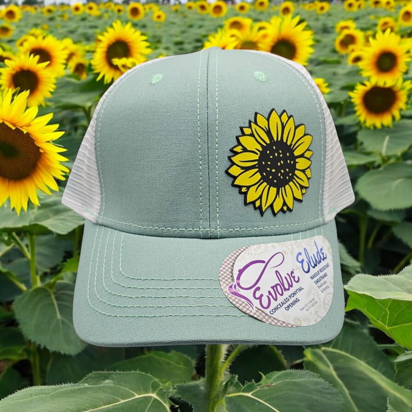 Sunflower Lady's Snapback Hat