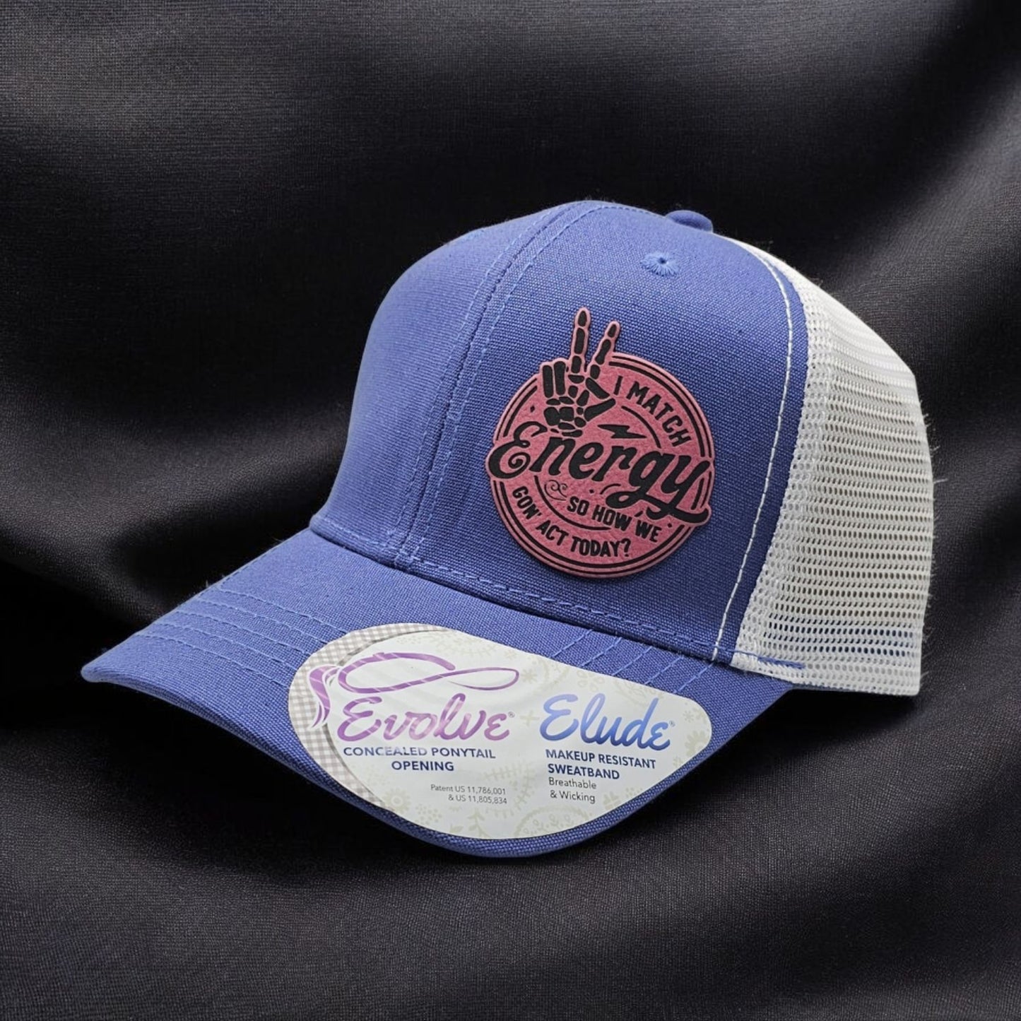 I Match Energy, Lady's Snapback Trucker Hat