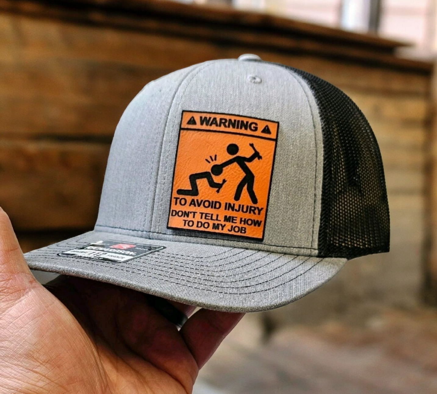 Dont tell me how to do my job, Blue Collar, funny trades hat Baseball Cap