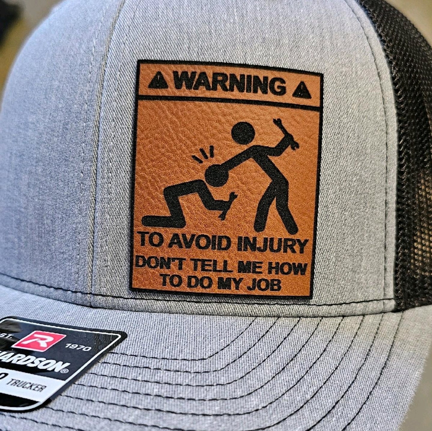 Dont tell me how to do my job, Blue Collar, funny trades hat Baseball Cap