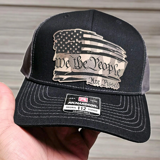 We The People American Flag Camo Hat