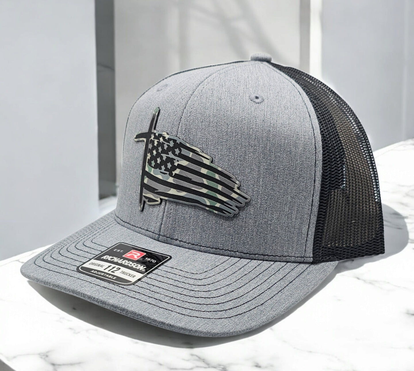 Cross American Flag Hat