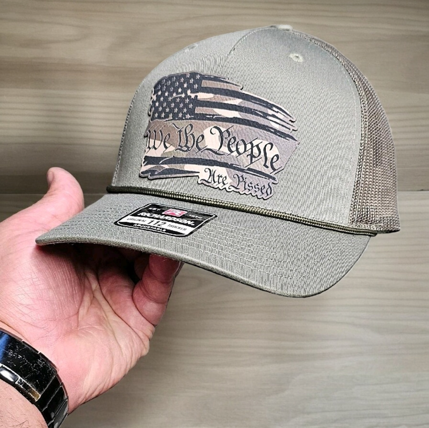 We The People American Flag Camo Hat
