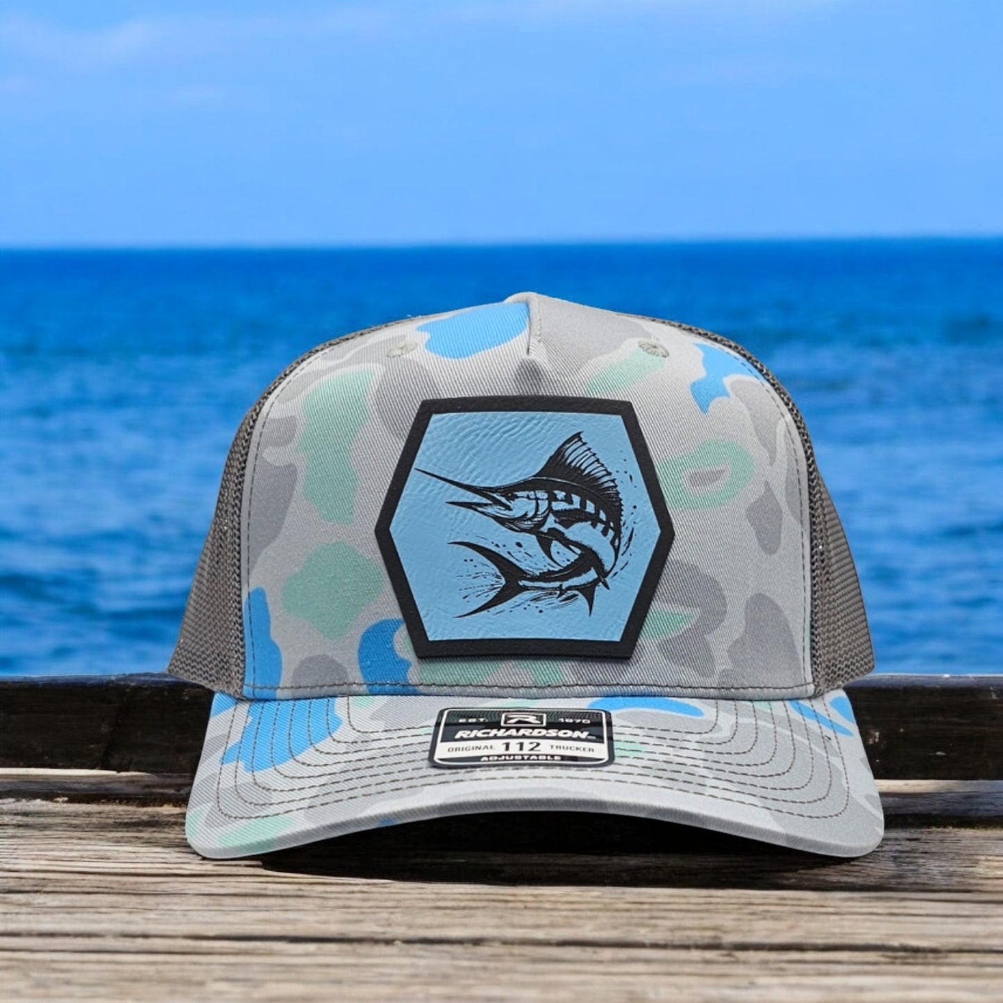 Marlin, Deepsea Fishing, Duck Camo Hat