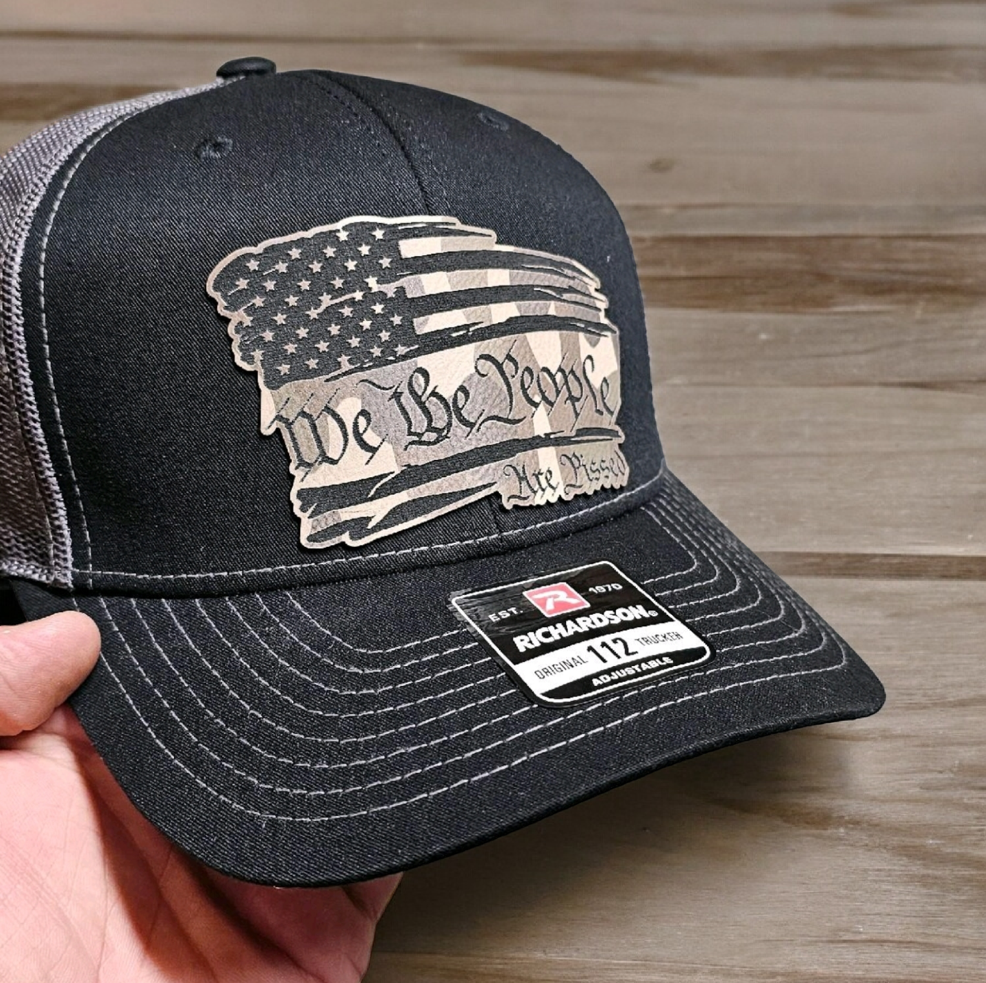 We The People American Flag Camo Hat