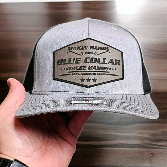 Making Bands With These Hands, Blue
Collar, Hardworking, Trades, Richardson
112 Hat, Baseball Cap