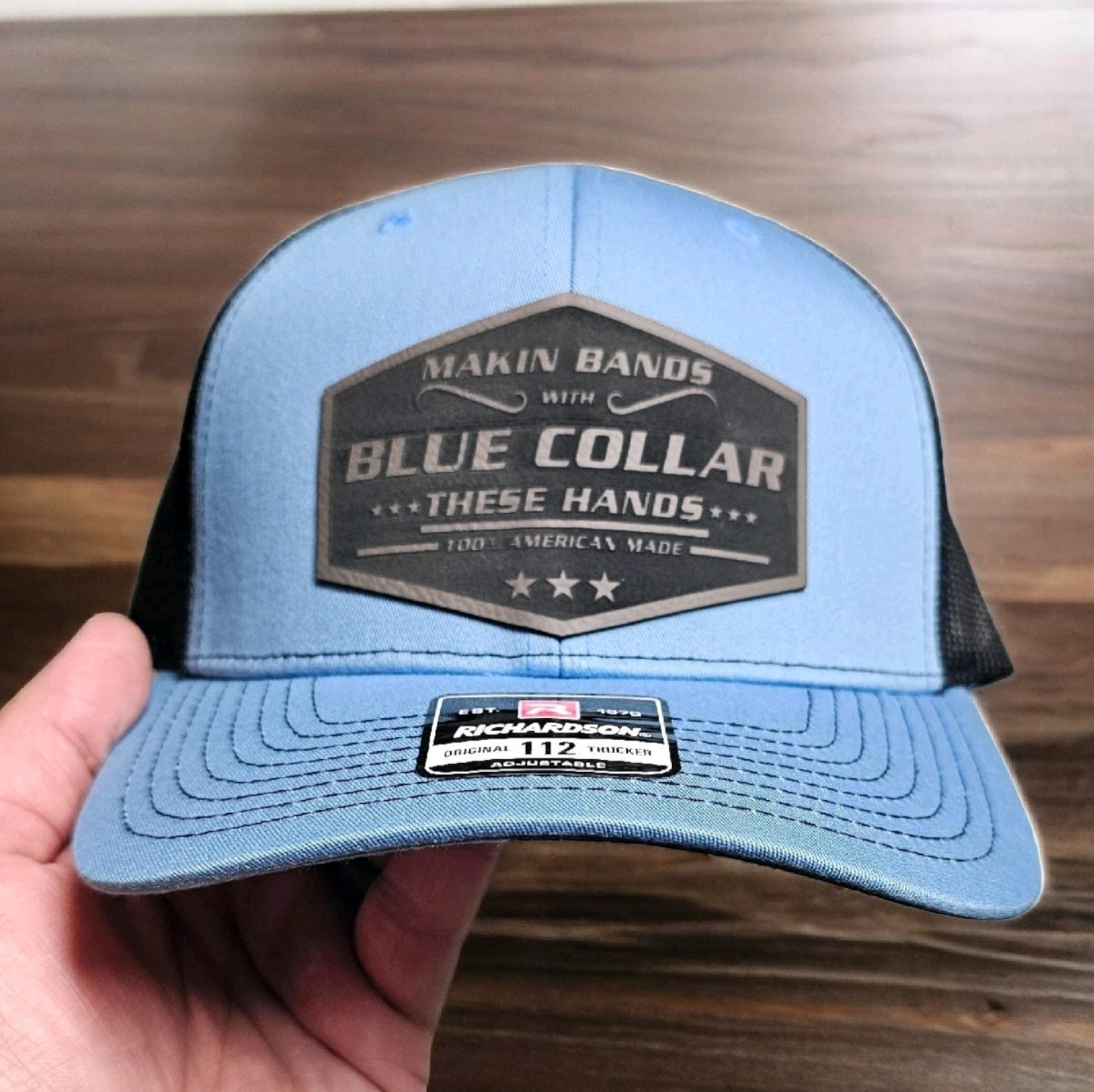 Making Bands With These Hands, Blue
Collar, Hardworking, Trades, Richardson
112 Hat, Baseball Cap