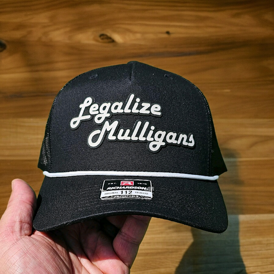 Legalize Mulligans, Golf Rope Hat, funny, adjustable snapback, Mens, Women's, golf , driving range Rope Hat