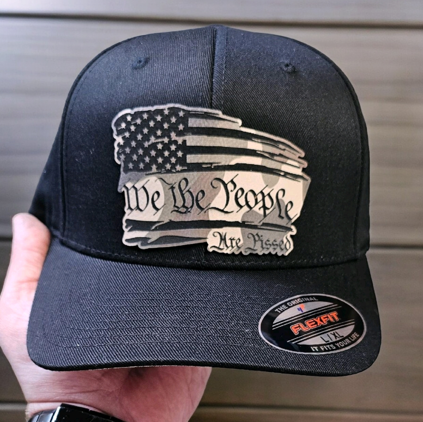 We The People American Flag Camo Hat