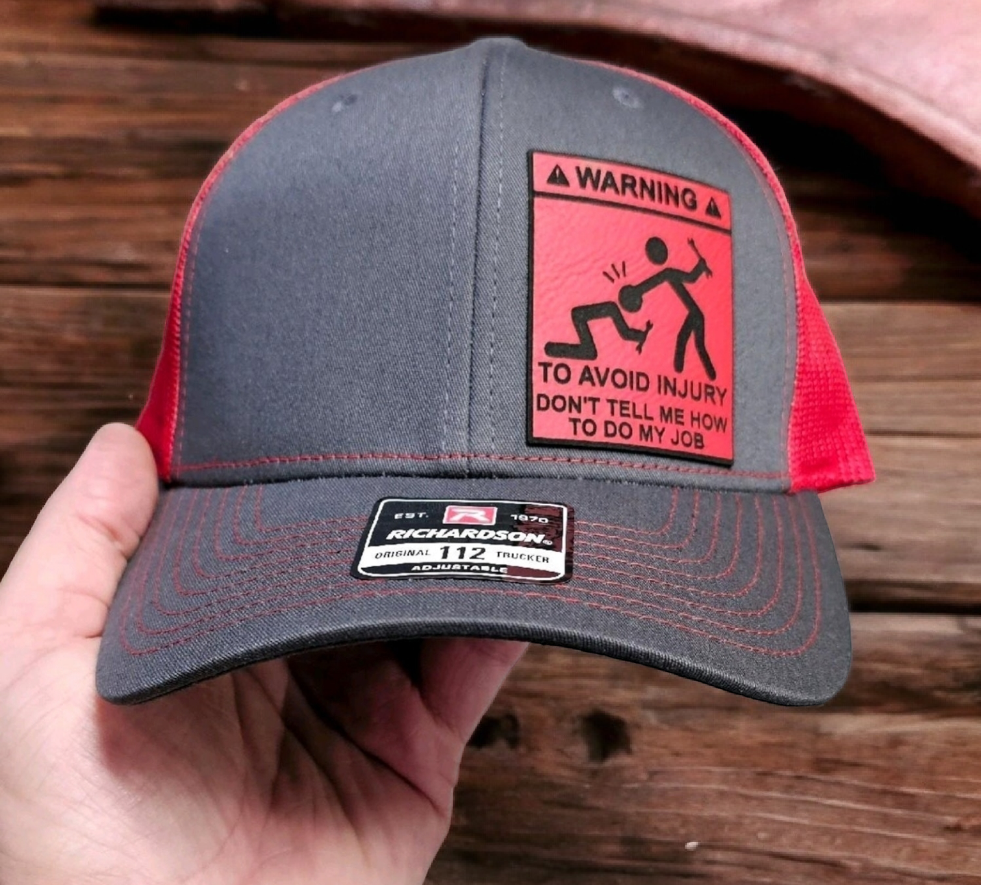 Dont tell me how to do my job, Blue Collar, funny trades hat Baseball Cap