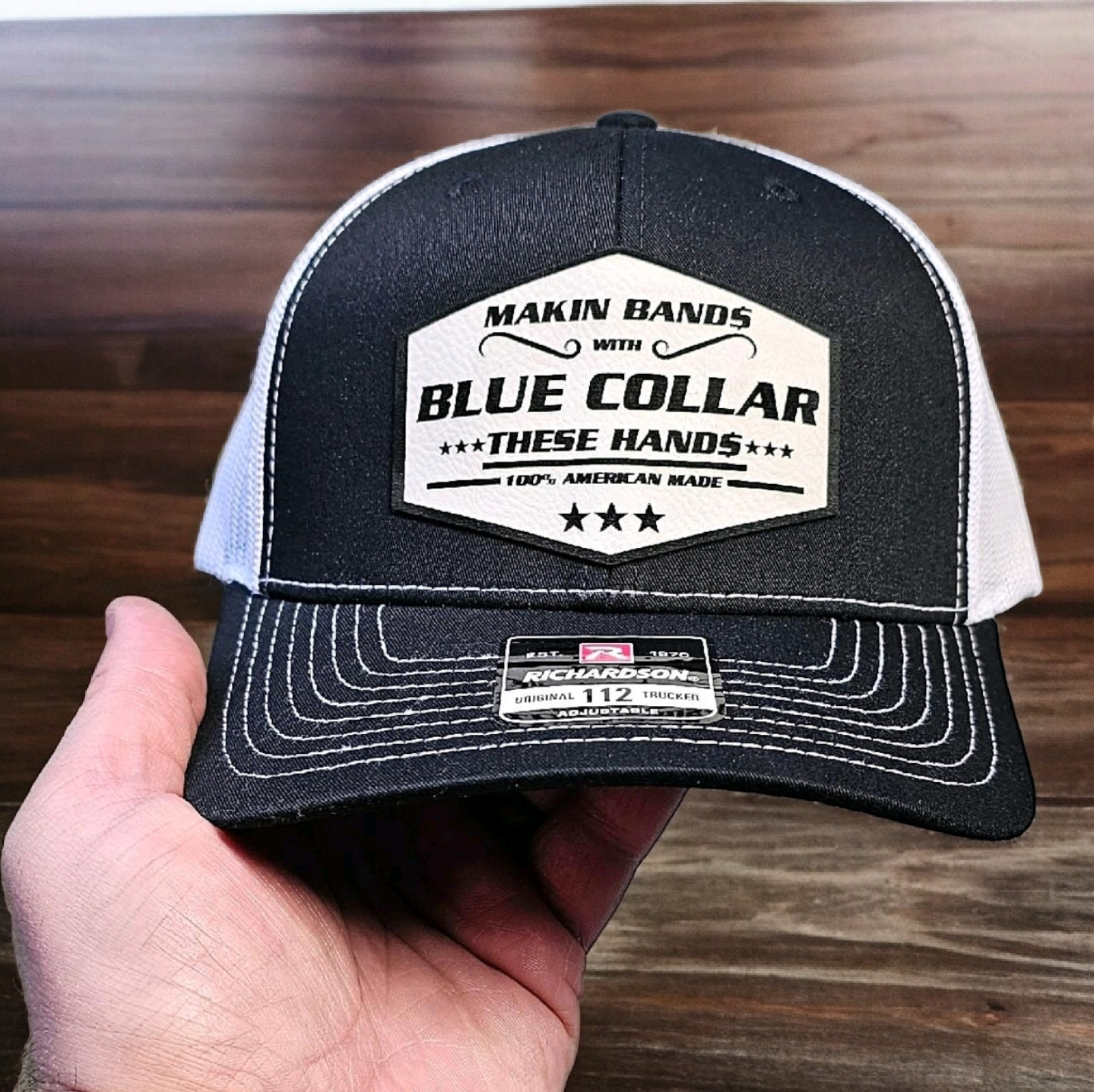 Making Bands With These Hands, Blue
Collar, Hardworking, Trades, Richardson
112 Hat, Baseball Cap