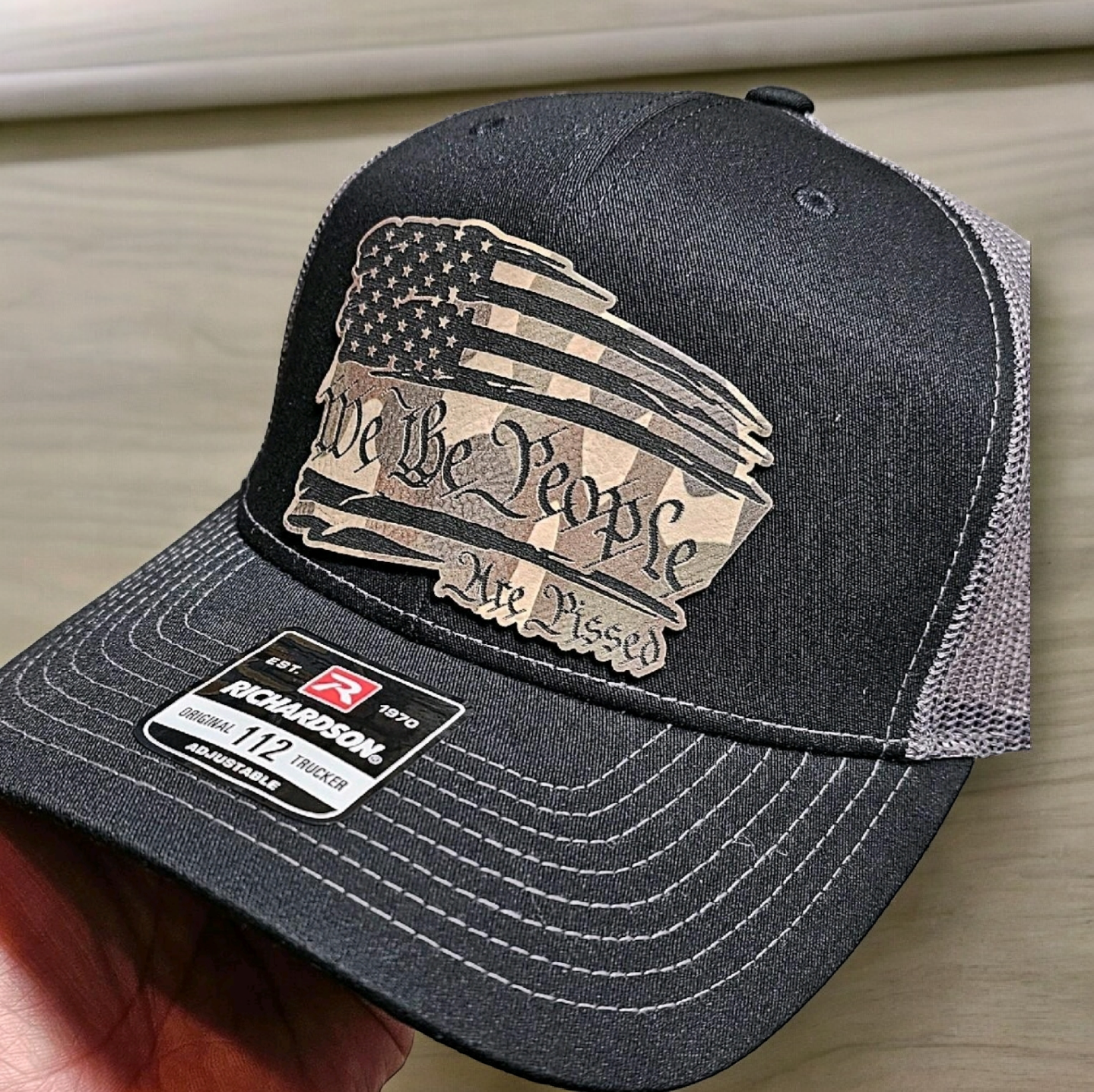 We The People American Flag Camo Hat